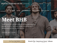 Tablet Screenshot of brookshubbardmusic.com